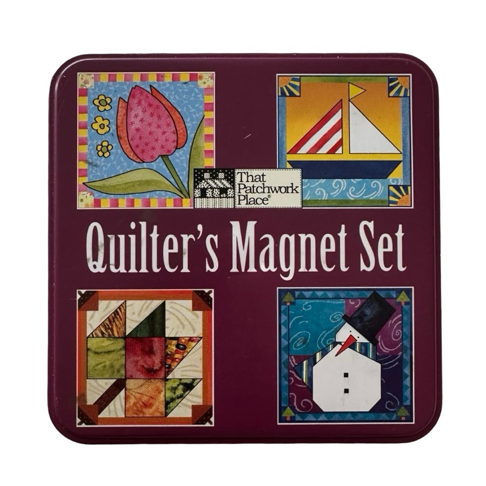 THAT PATCHWORK PLACE 2006 Barb Tourtilotte Quilters Magnet Set (set of 4)